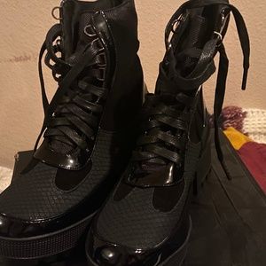 Fashion nova combat boots